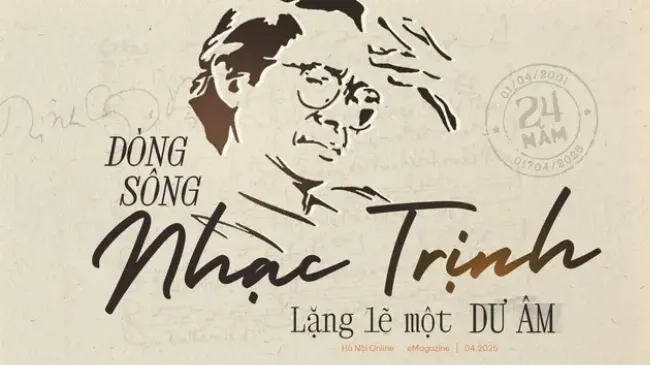 Một người nhìn xa xăm, đắm chìm trong ký ức quá khứ qua từng giai điệu âm nhạc.