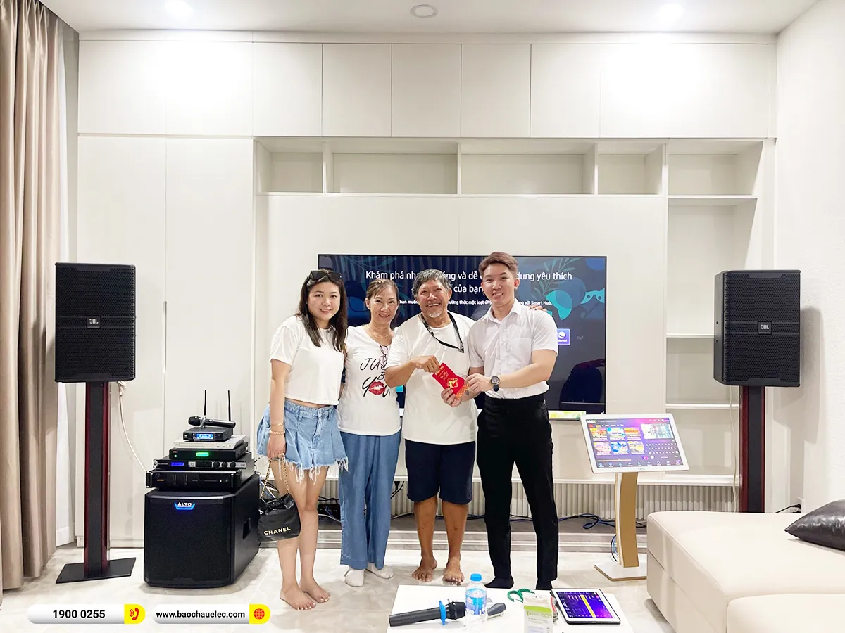 Lắp đặt dàn karaoke JBL gần 91tr cho anh Triều ở Cần Thơ