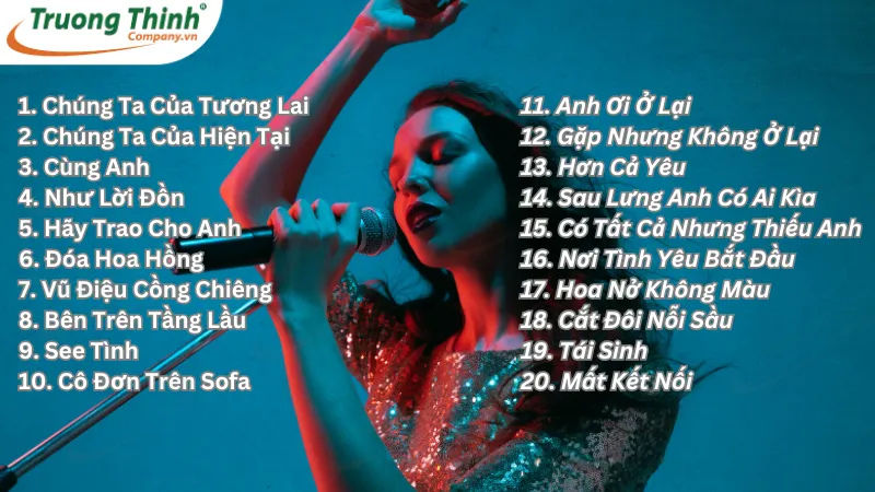 Những bài hát karaoke nhạc trẻ dễ hát đạt được 100 điểm hay nhất trong năm