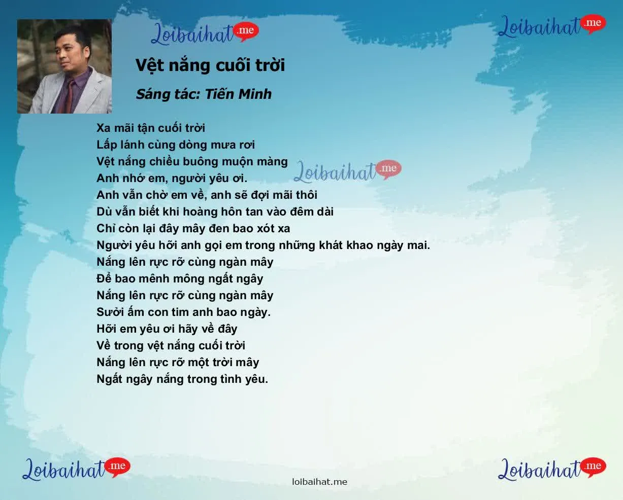 Vệt nắng cuối trời