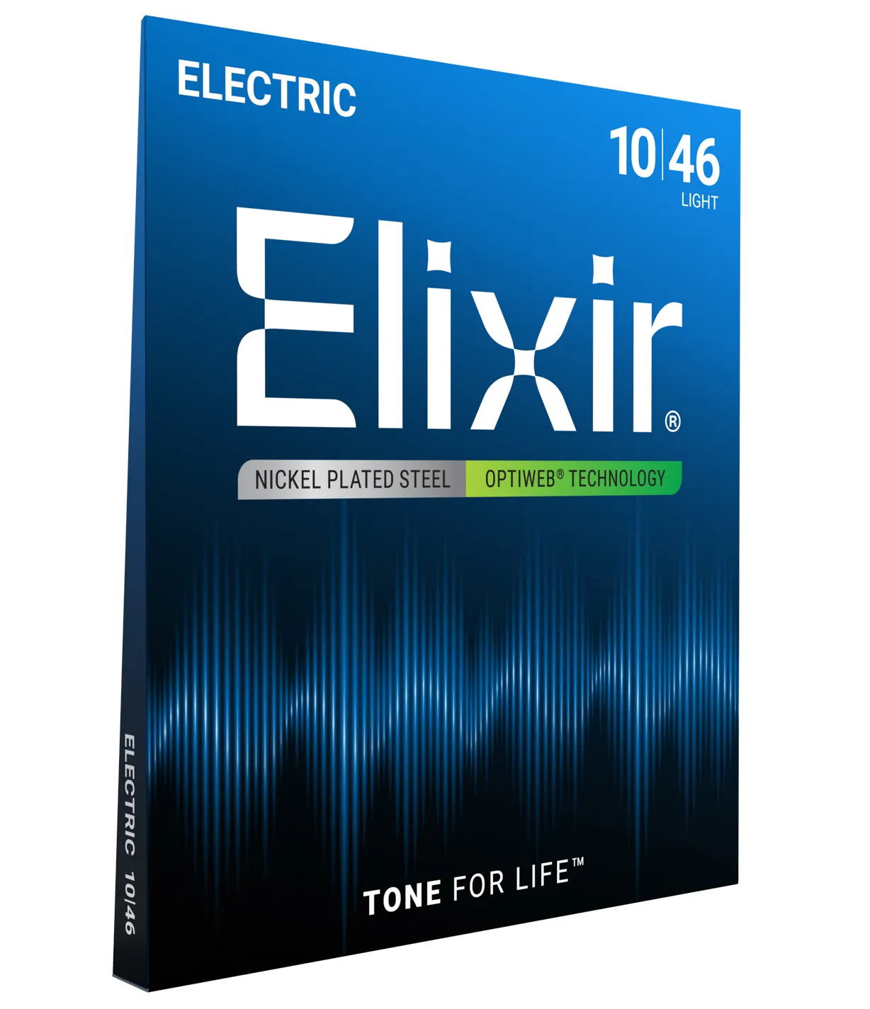 Bao bì dây đàn guitar điện Elixir, đặc trưng.