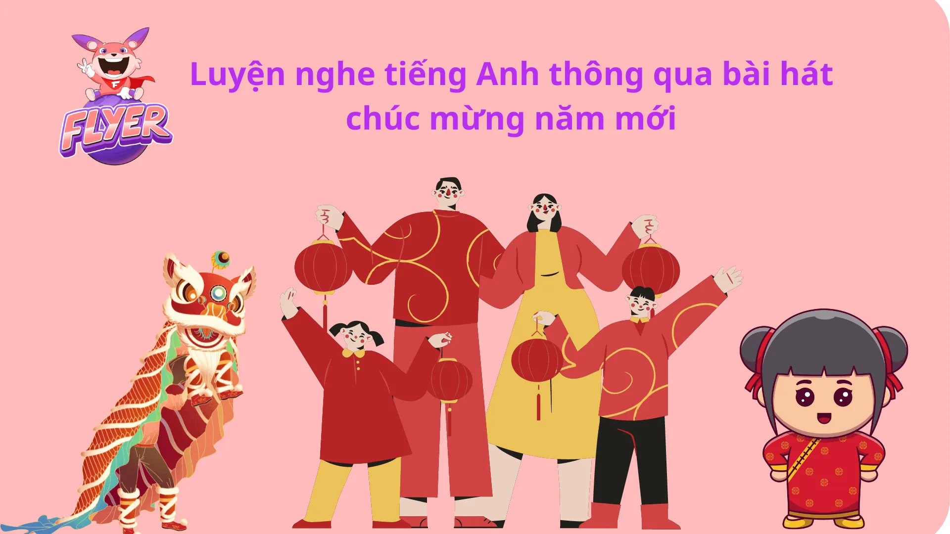 Luyện nghe tiếng Anh thông qua bài hát chúc mừng năm mới