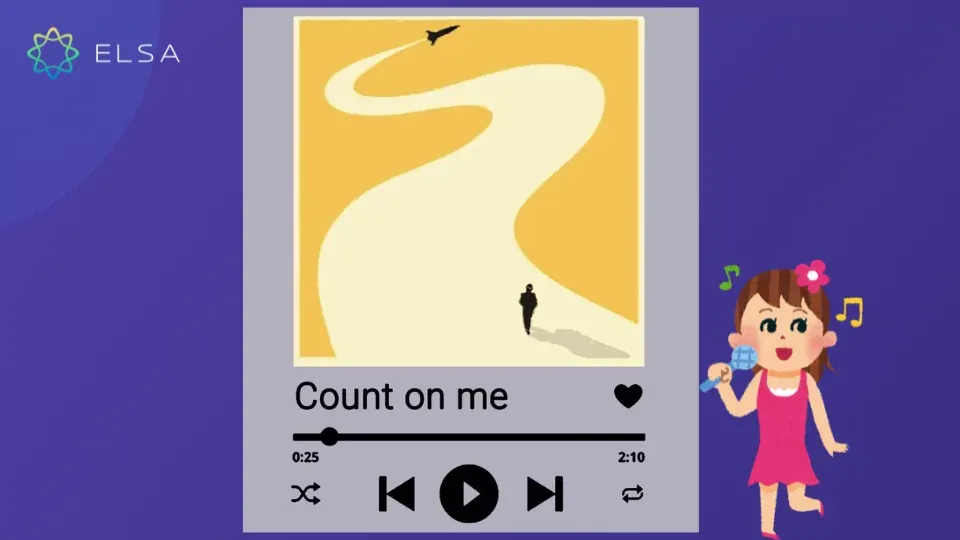 Học tiếng Anh qua bài hát Count on me