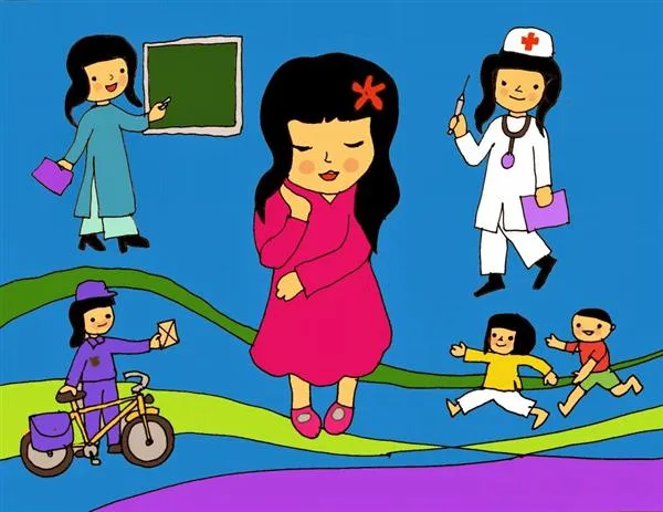 Trẻ em đóng vai bác sĩ trong bài hát mầm non chủ đề nghề nghiệp