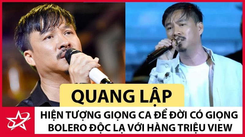 Quang Lập: Chàng Ca Sĩ Bolero Với Giọng Hát Ấm Áp Đi Vào Lòng Người