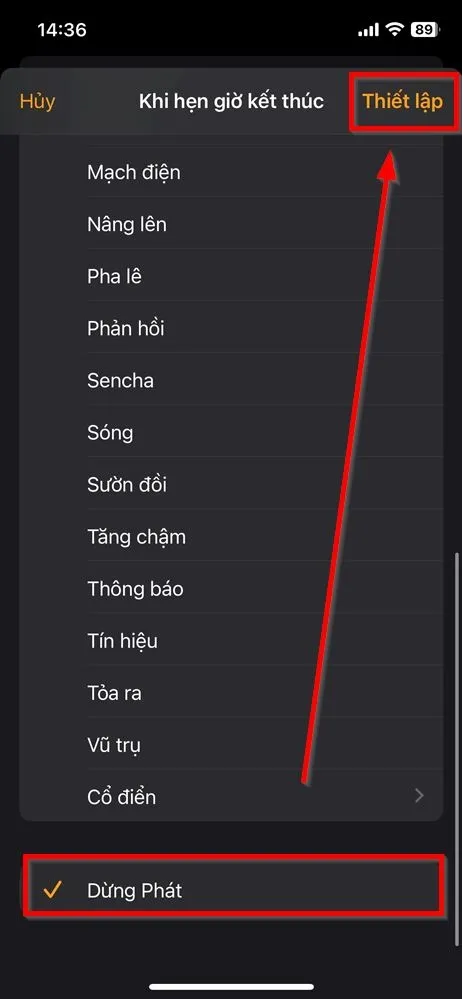 Cách cài hẹn giờ dừng nhạc 3