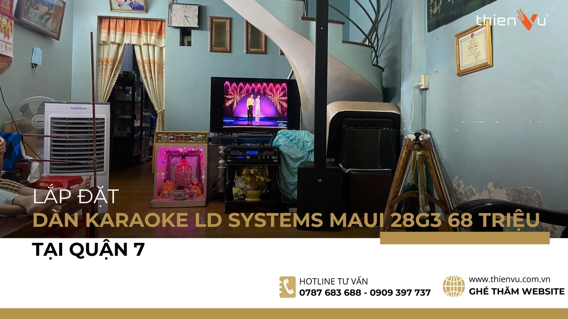 Hoàn thiện dàn karaoke LD Systems Maui 28G3