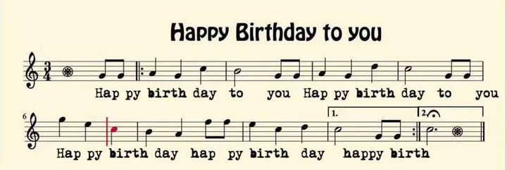 Happy birthday to you