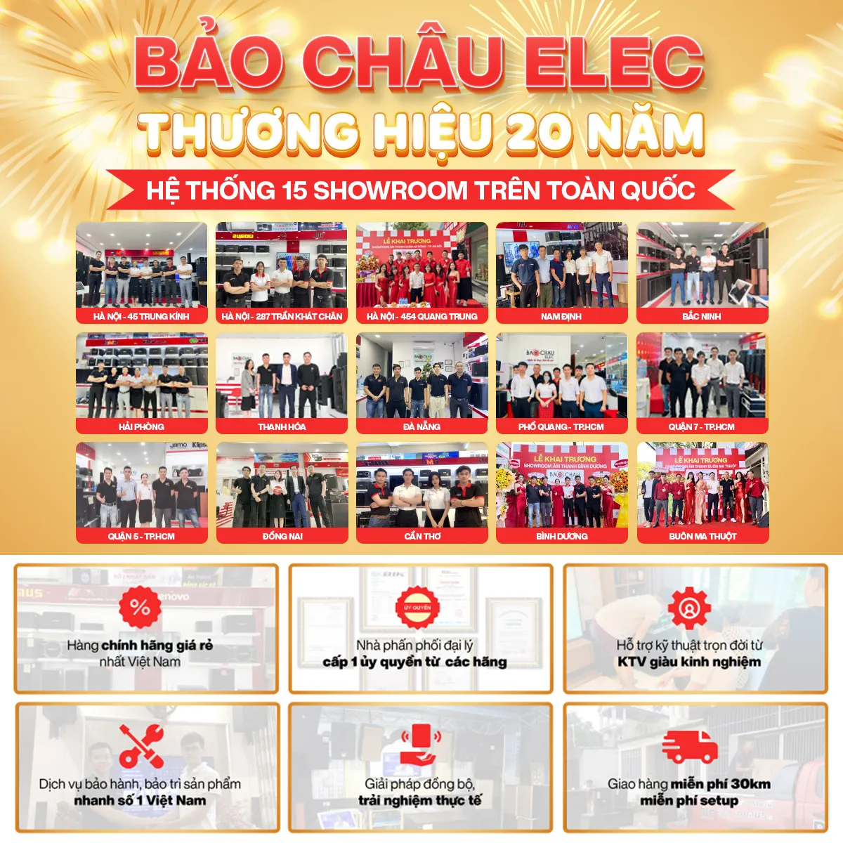 Hệ thống showroom Bảo Châu Elec - Nơi khám phá những trải nghiệm âm nhạc như "Đợi Chờ Đừng Cáu"