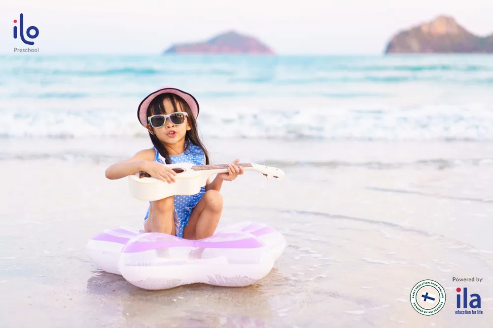Bé yêu biển lắm, bài hát về mùa hè cho trẻ mầm non