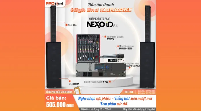 Hệ thống âm thanh karaoke chuyên nghiệp từ ProSound