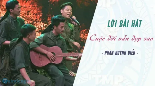 Cảnh chiến trường Việt Nam thể hiện tinh thần kiên cường như trong lời bài hát Cuộc đời vẫn đẹp sao
