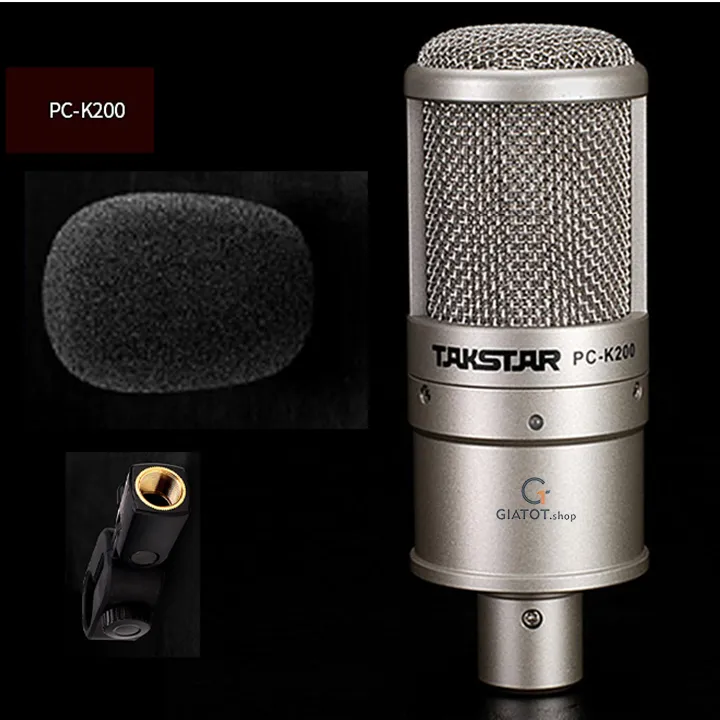 Micro livestream Takstar PC-K200 dùng thu âm hát karaoke online 2
