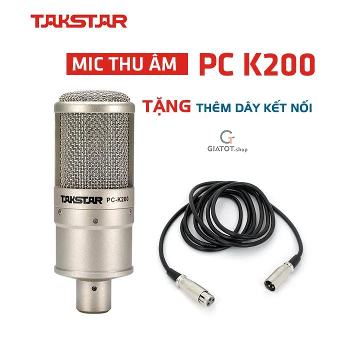 Micro livestream Takstar PC-K200 dùng thu âm hát karaoke online 4
