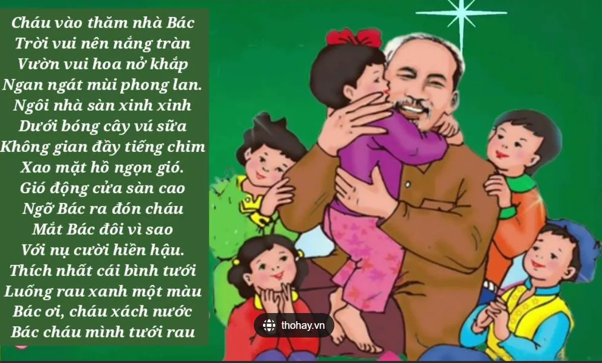 Các em nhỏ đang tưới cây, một hình ảnh minh họa cho bài hát Ai trồng cây và tình yêu thiên nhiên