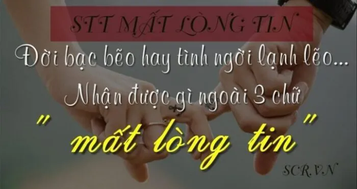 Mất lòng tin