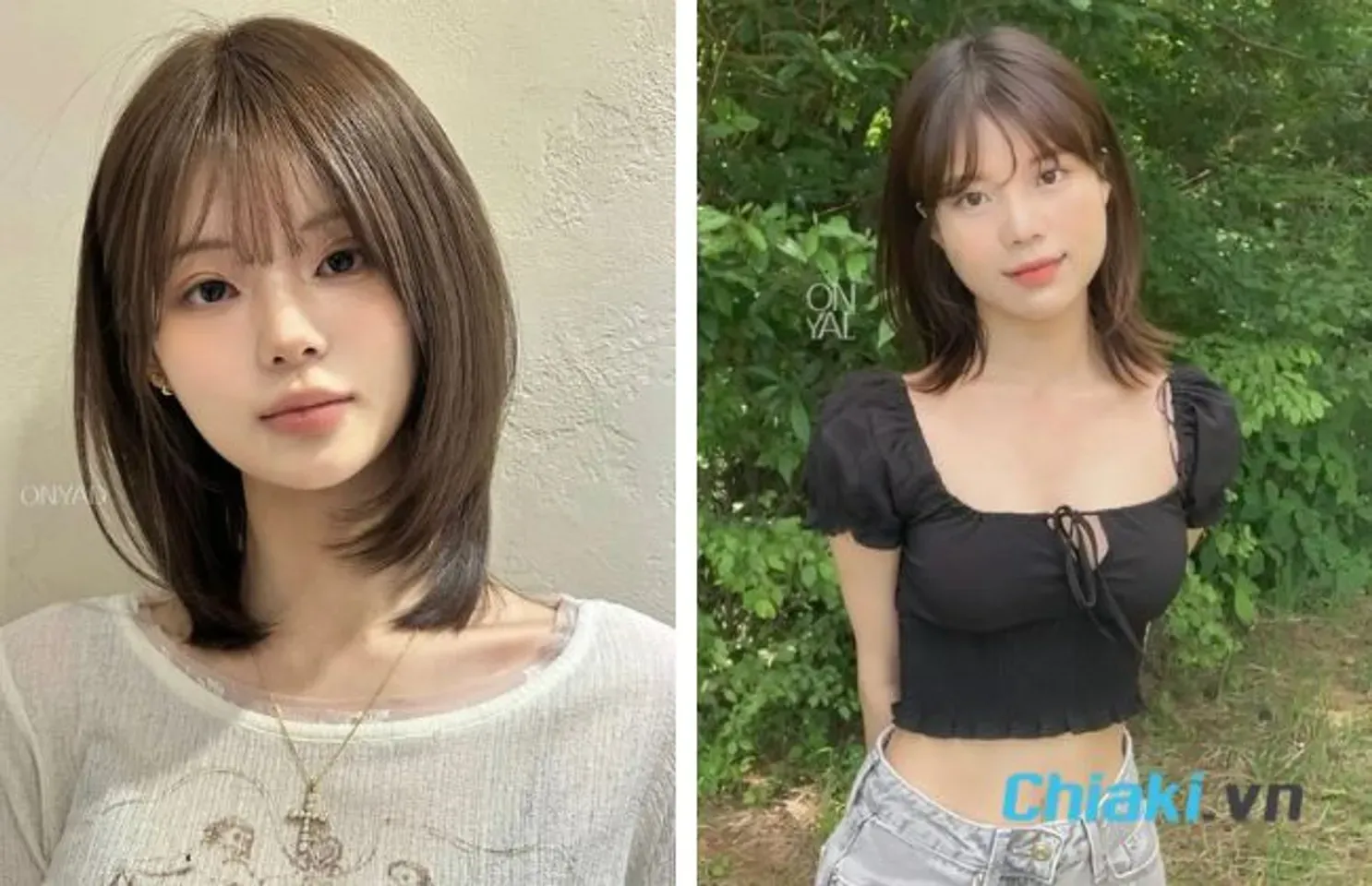 Tóc ngắn Clavicle Cut