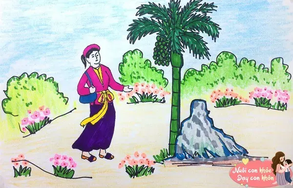 Hình ảnh minh họa Cao Tân và Cao Lang, hai anh em họ Cao trong truyện cổ tích trầu cau