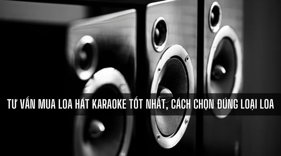 Tư vấn mua loa hát karaoke tốt nhất dựa trên nhu cầu