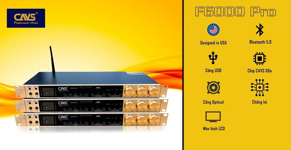 Vang cơ Karaoke CAVS F6000 Pro