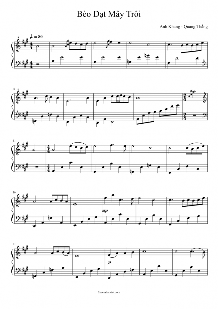 Bèo Dạt Mây Trôi - Anh Khang