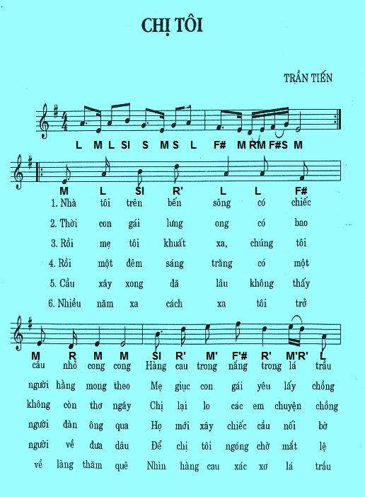 Chị tôi - Trần Tiến