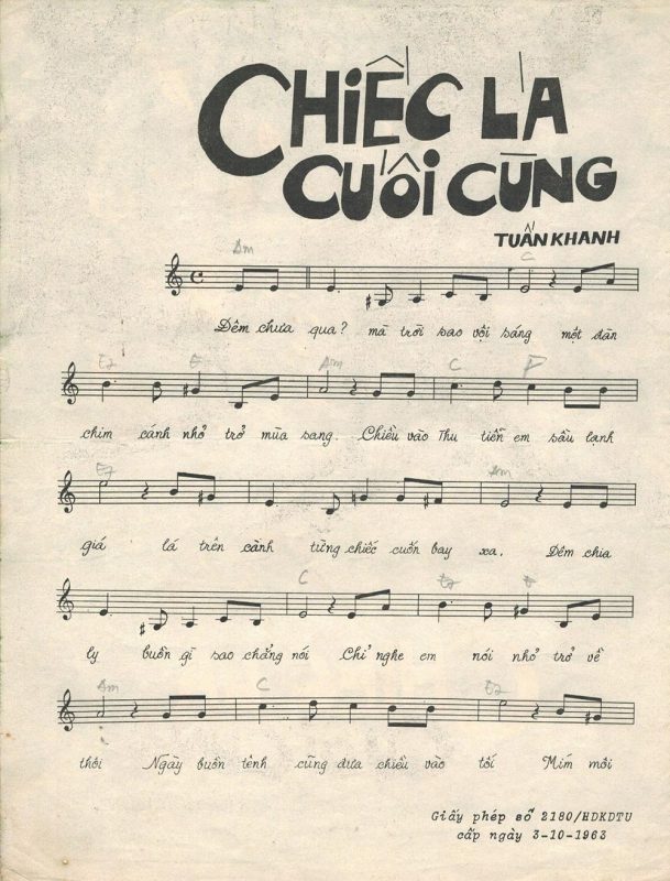 Chiếc Lá Cuối Cùng - Tuấn Khanh