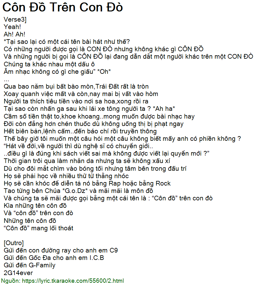 Côn Đồ Trên Con Đò - Datmaniac