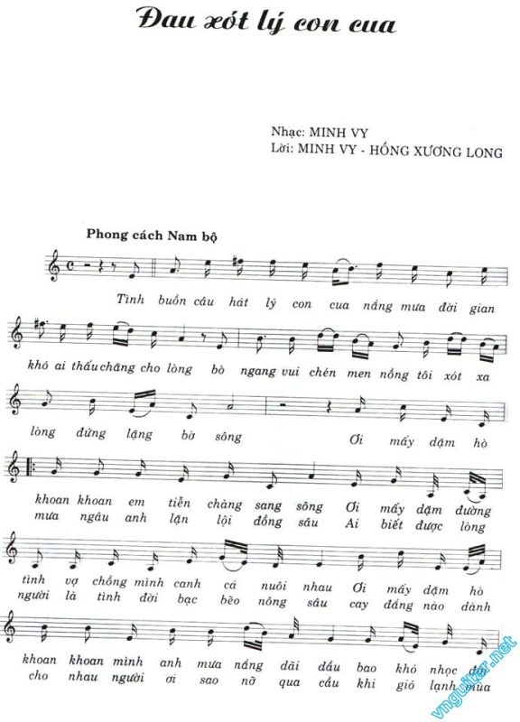 Đau Xót Lý Con Cua - Đan Trường