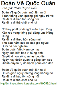Đoàn Vệ Quốc Quân - Quang Lý