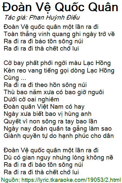 Đoàn Vệ Quốc Quân - Quang Lý