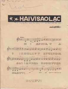 Hai vì sao lạc - - Sáng tác: Anh Việt Thu