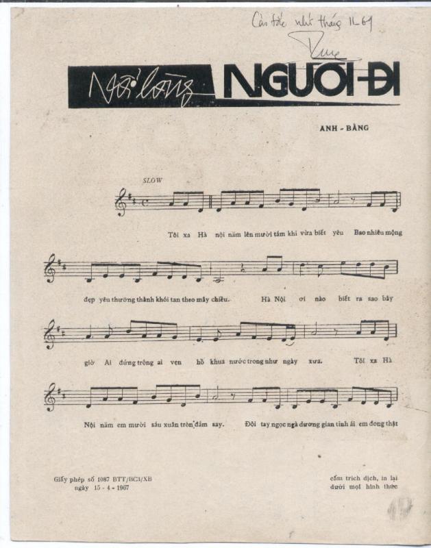 Nỗi lòng người đi (Tôi xa Hà Nội) - Nhiều ca sĩ đã thể hiện