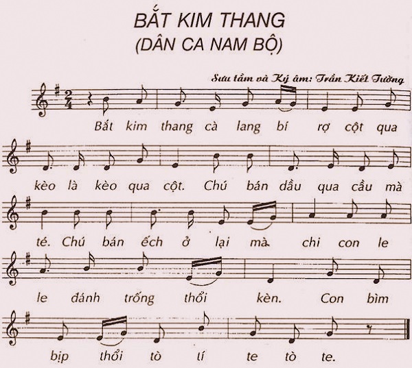 Bắc Kim Thang - Dân ca