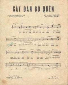 Cây đàn bỏ quên - - Sáng tác: Phạm Duy