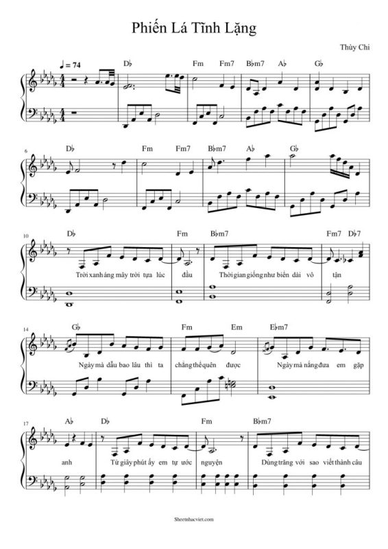 Phiến Lá Tĩnh Lặng - Thùy Chi