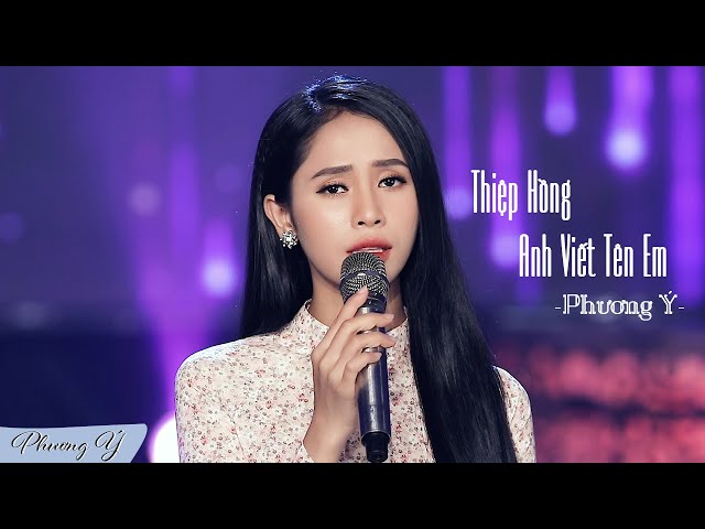 Thiệp Hồng Anh Viết Tên Em - Phương Ý