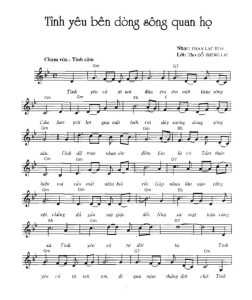 Tình yêu bên dòng sông quan họ - Thanh Hoa