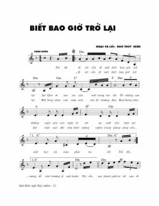 Biết Bao Giờ Trở Lại - Khánh Ly