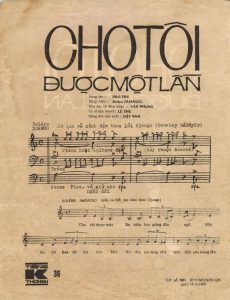Cho Tôi Được Một Lần - Lệ Thu