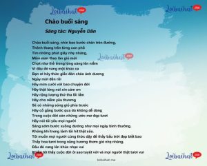 Lời Chào Buổi Sáng - Nhiều nghệ sĩ