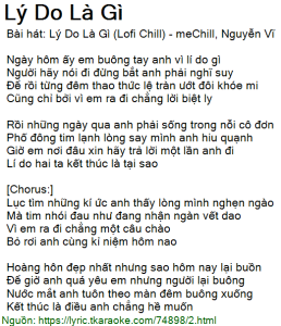 Lý Do Là Gì - Nguyễn Vĩ