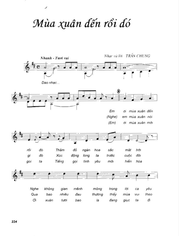 Mùa xuân đến rồi đó - Thu Phương