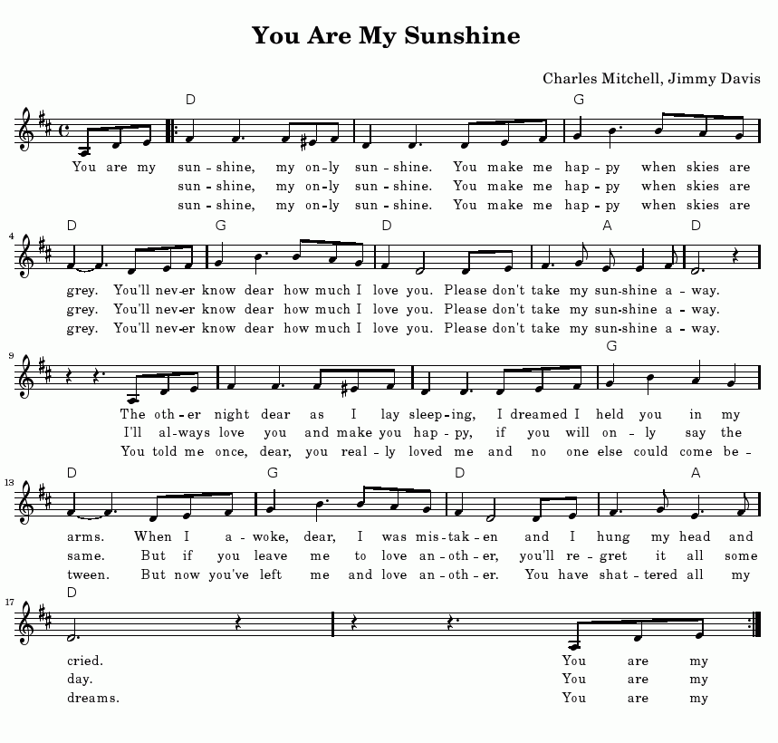 You Are My Sunshine - Jimmie Davis
