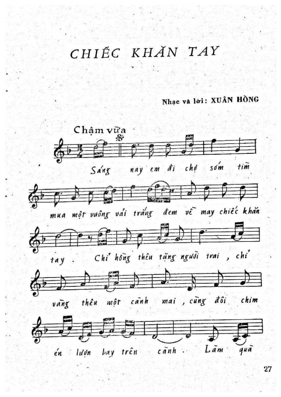 Chiếc khăn tay - Tốp ca nữ Nhà hát Ca Múa Nhạc Việt Nam