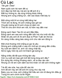Củ Lạc - OSAD