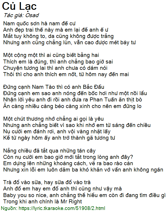 Củ Lạc - OSAD
