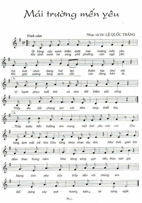 Mái Trường Mến Yêu - Hiền Thục