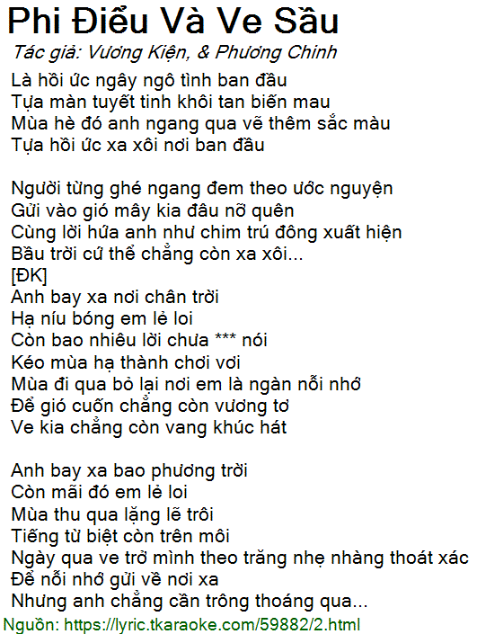 Phi Điểu Và Ve Sầu - Đan Trường