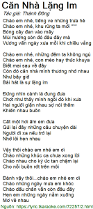 Căn Nhà Lặng Im - Thành Đồng